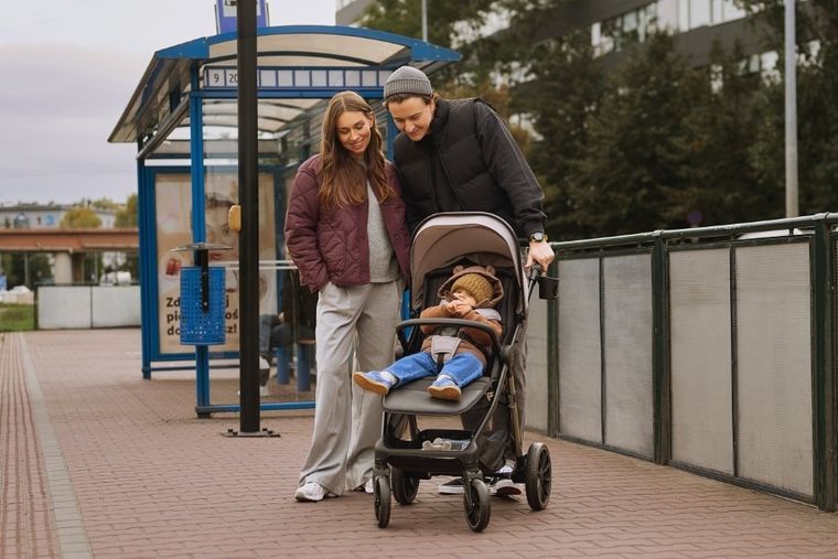 Kinderkraft, Grande 2, wózek spacerowy, mystic green