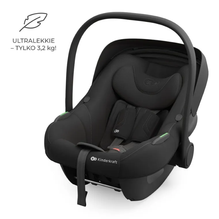Kinderkraft, I-Lite, fotelik samochodowy + baza Endura Safe Fx, 40-87 cm, black