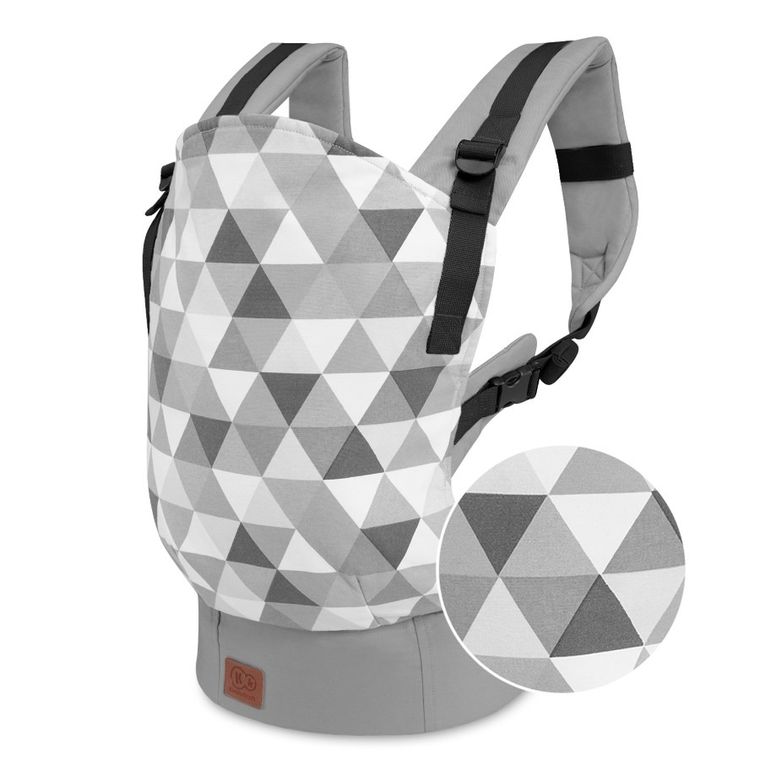 Kinderkraft, Nino, nosidełko ergonomiczne, 3m+, 20 kg, szare