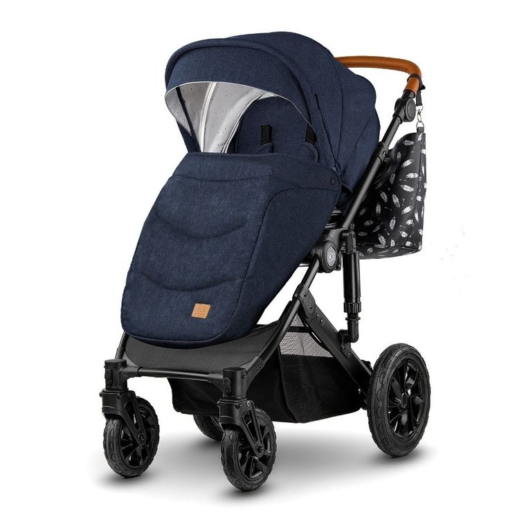 Kinderkraft, Prime, wózek wielofunkcyjny 3w1, Deep Navy