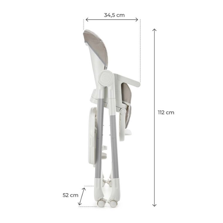 Kinderkraft, Tulo, krzesełko do karmienia, beige