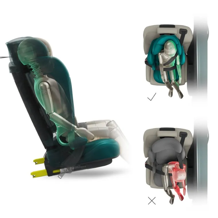 Kinderkraft, Unity 2, I-Size, fotelik samochodowy, Black, 100-150 cm, 15-36 kg