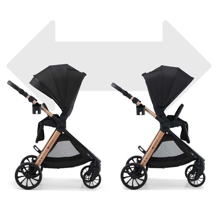 Kinderkraft, Vesto 2, wózek wielofunkcyjny 3w1, black