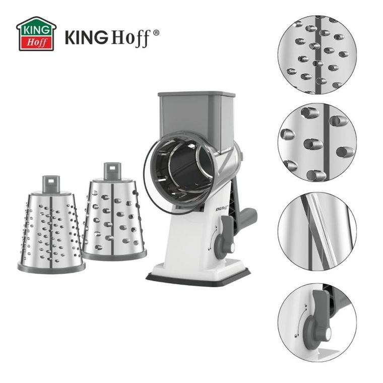 Kinghoff, tarka bębnowa do warzyw, sera, kh-1959