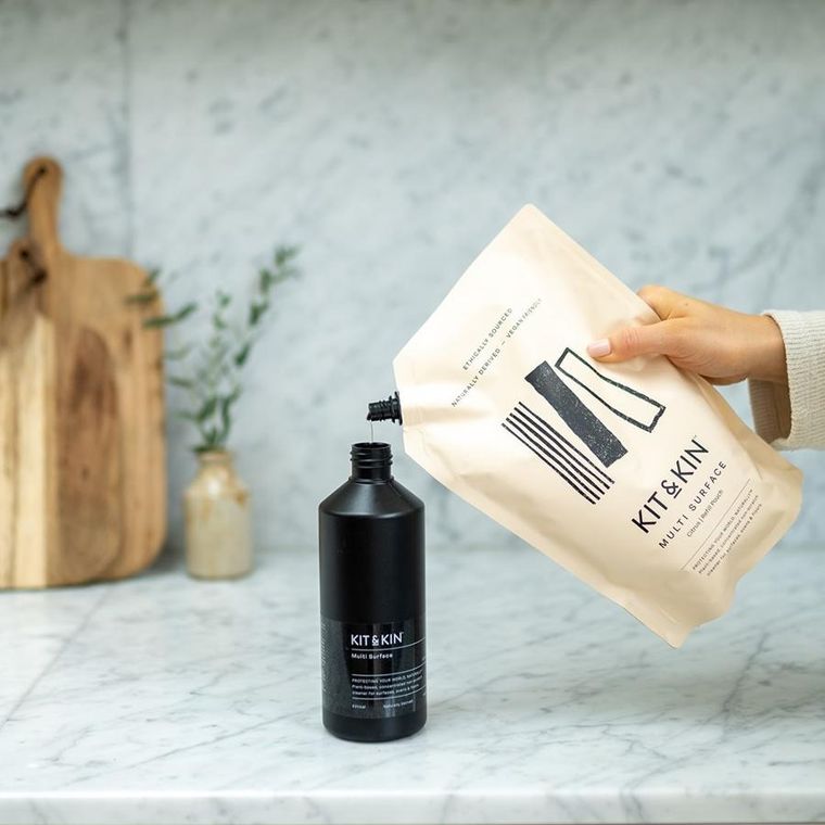 Kit & Kin, naturalny płyn do czyszczenia wszystkich powierzchni, 1l