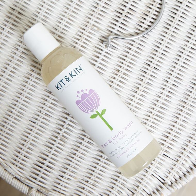 Kit and Kin, organiczny żel do mycia 2w1, do ciała i włosów maluszka, 250 ml