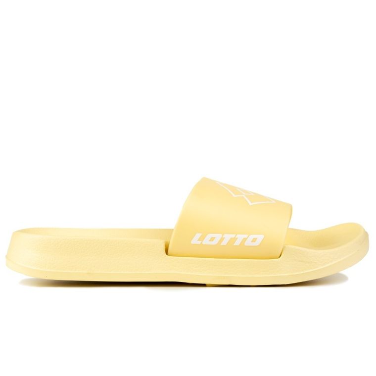 Klapki damskie, żółte, Lotto Lathi