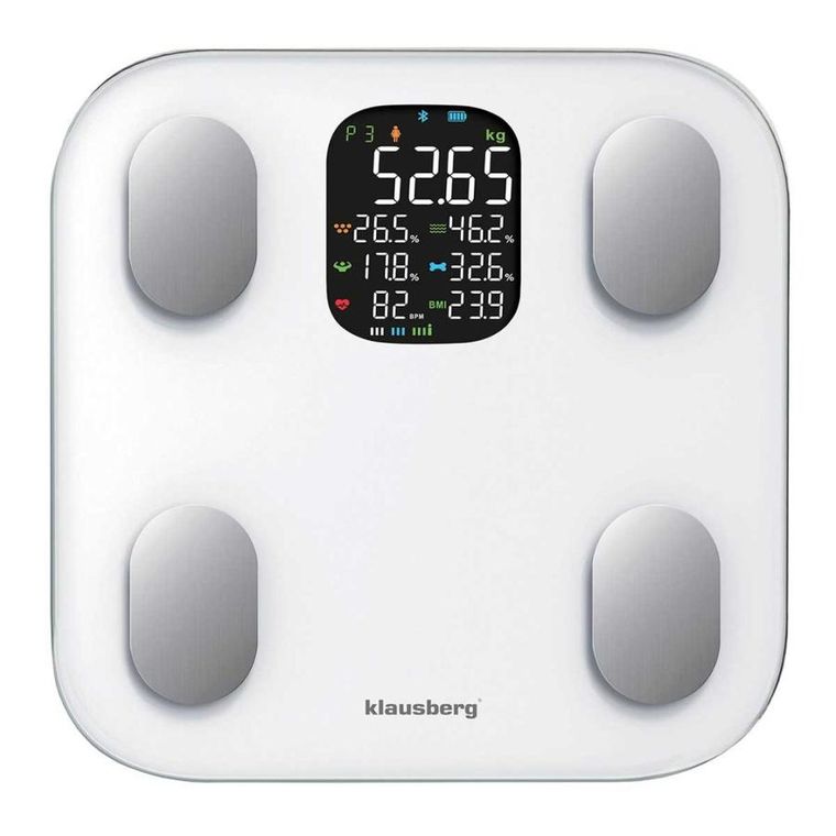Klausberg, analityczna waga łazienkowa, smart ios android, kb-7855