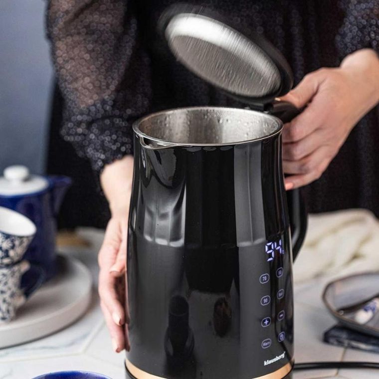 Klausberg, czajnik elektryczny LED z regulacją temperatury, 1,7l