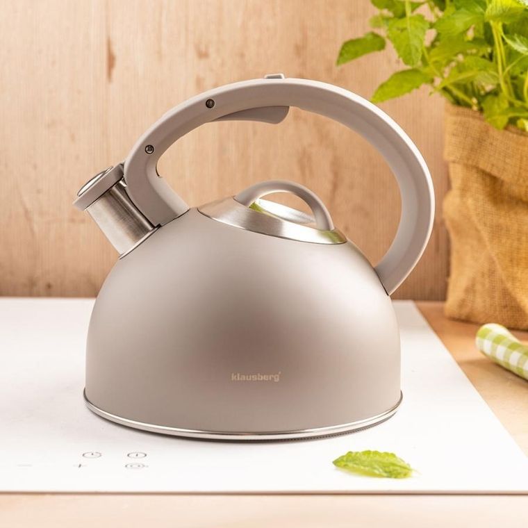 Klausberg, czajnik z gwizdkiem, stalowy, 2,5l, KB-7912