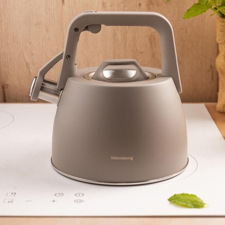 Klausberg, czajnik z gwizdkiem, stalowy, 2,5l, KB-7916