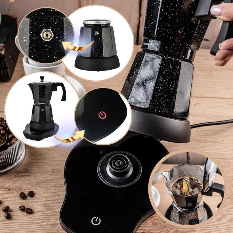 Klausberg, kawiarka elektryczna espresso, 500W, 300 ml, KB-7998