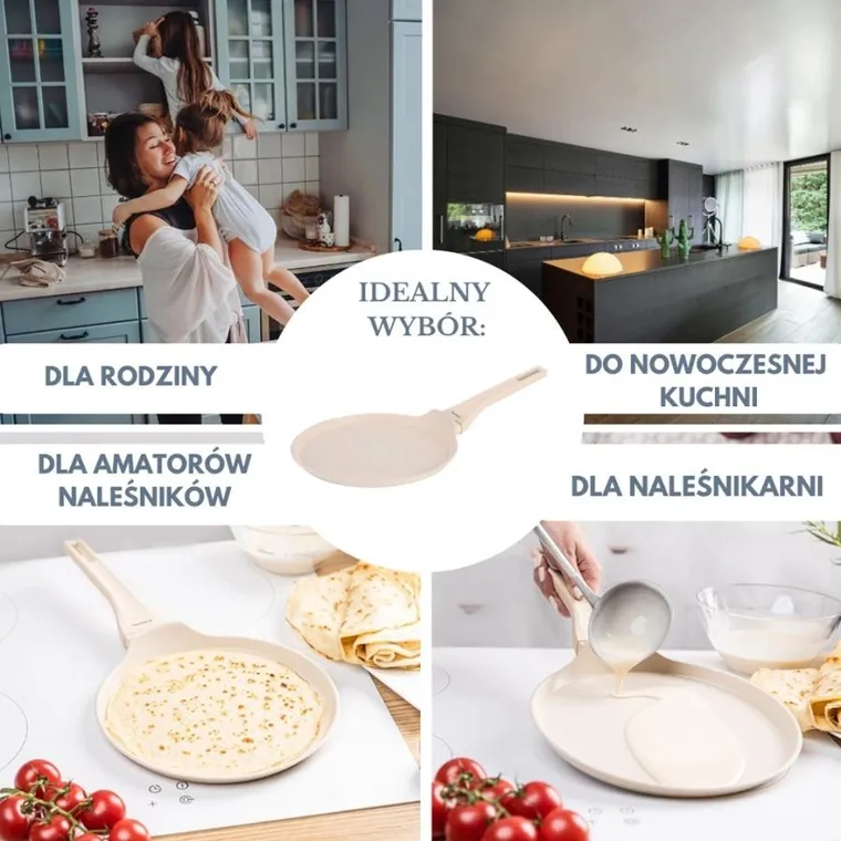 Klausberg, patelnia marmurkowa do naleśników, 24 cm, kb-7958