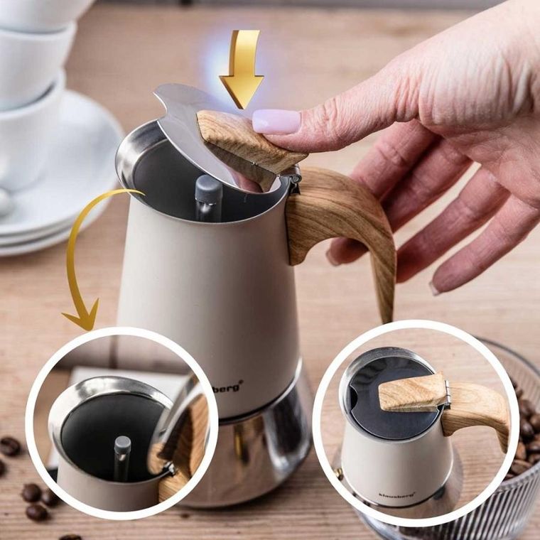 Klausberg, zaparzacz do kawy, na indukcję, 200 ml, KB-7994