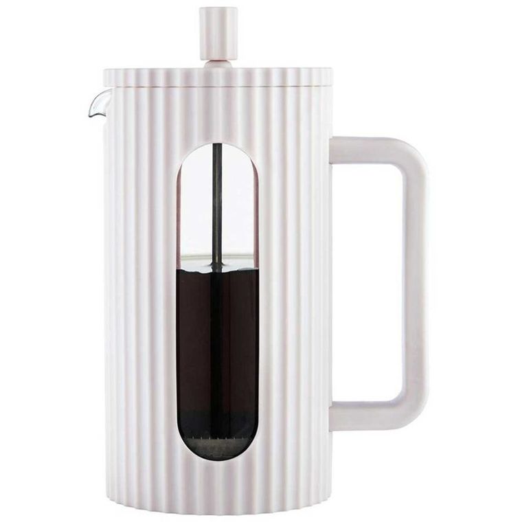 Klausberg, zaparzacz tłokowy do kawy/herbaty, biały, 1000 ml