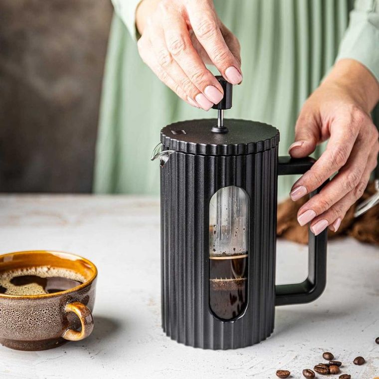 Klausberg, zaparzacz tłokowy do kawy/herbaty, czarny, 600 ml