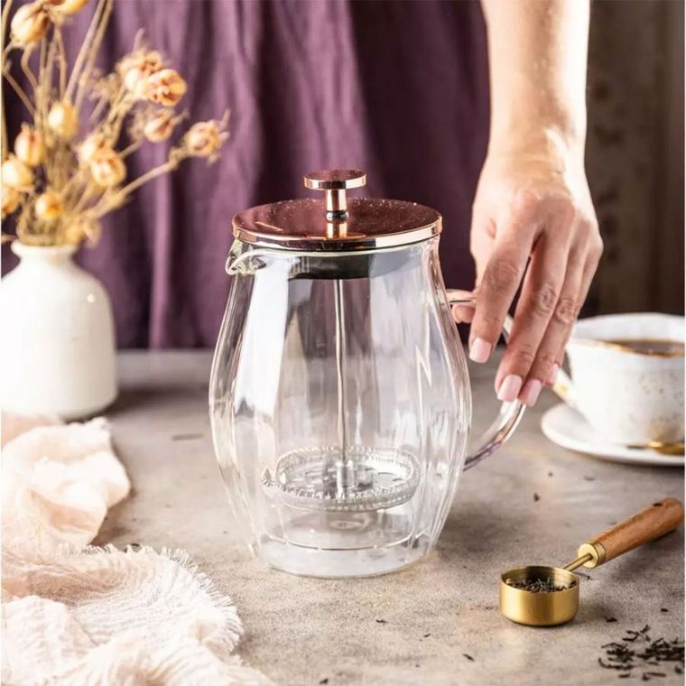 Klausberg, zaparzacz tłokowy do kawy/herbaty, termiczny, 600 ml