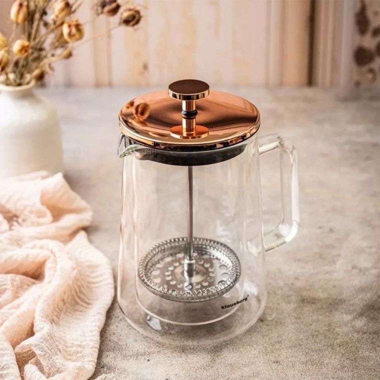 Klausberg, zaparzacz tłokowy do kawy/herbaty, termiczny, 600 ml