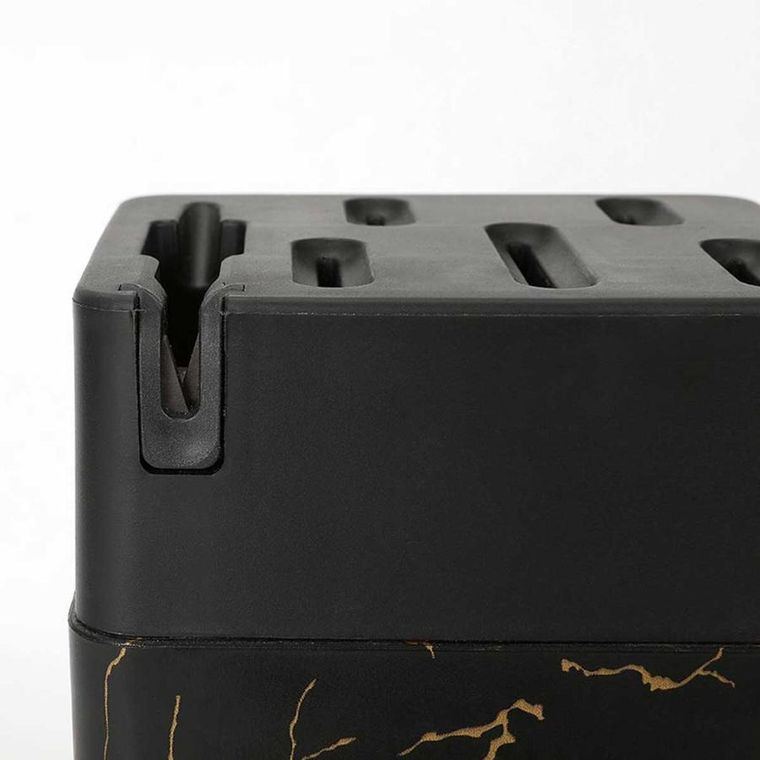 Klausberg, zestaw noży kuchennych z ostrzałką, stojak