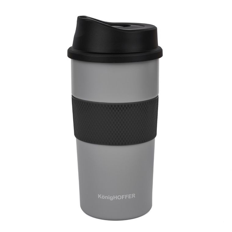 Könighoffer, Elliot, kubek termiczny, szary, 440 ml