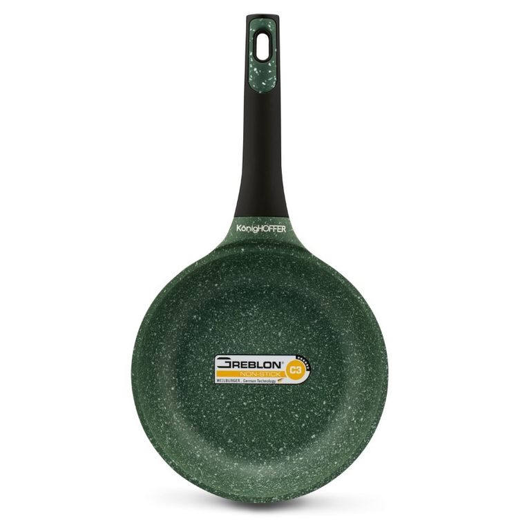Könighoffer Green Husk, patelnia granitowa, indukcja, 20 cm