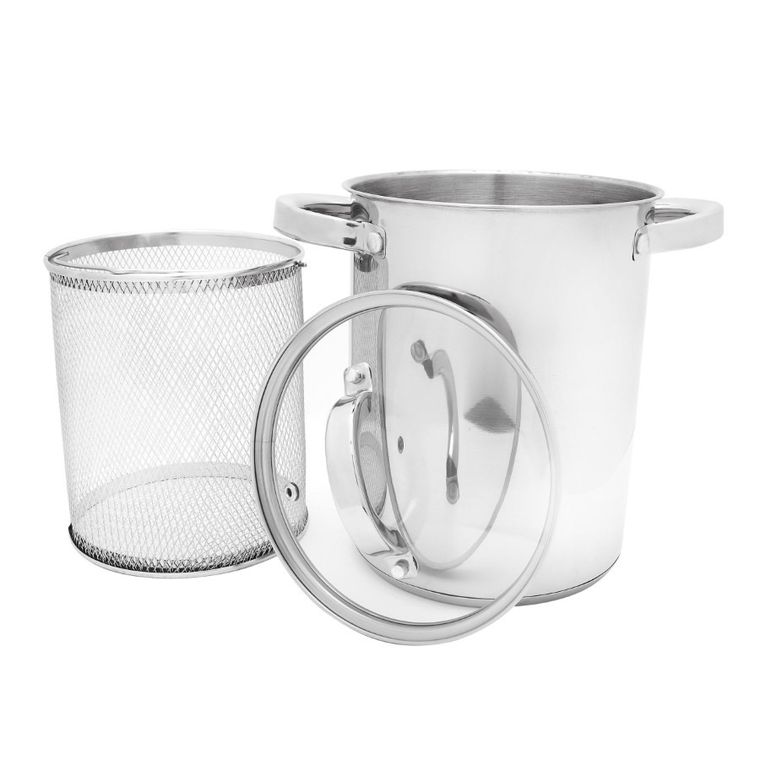 Könighoffer, wysoki garnek z sitkiem, indukcja, 4l, 16-21 cm