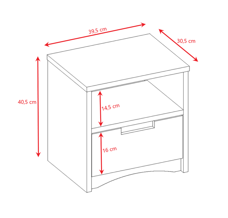 Kocot Kids, Classic, szafka nocna