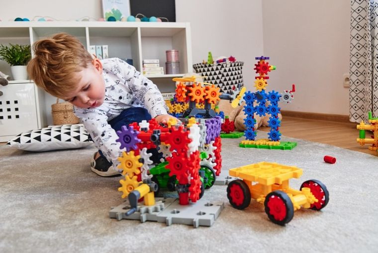 Korbo, Car Service, klocki konstrukcyjne, 119 elementów