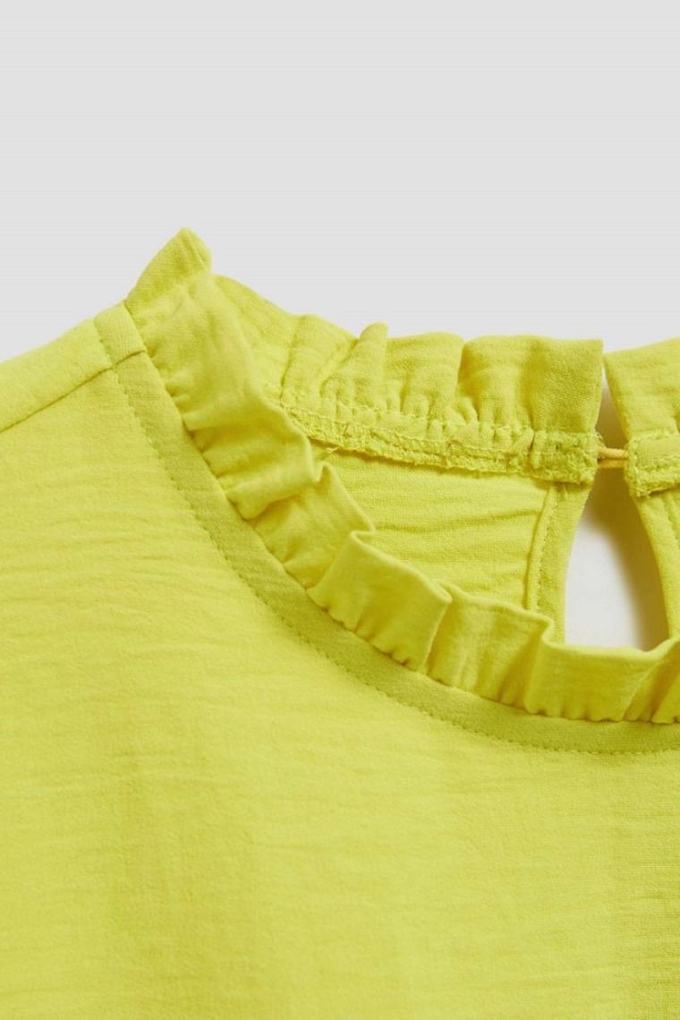 Koszula damska z długim rękawem, zielona, Moodo