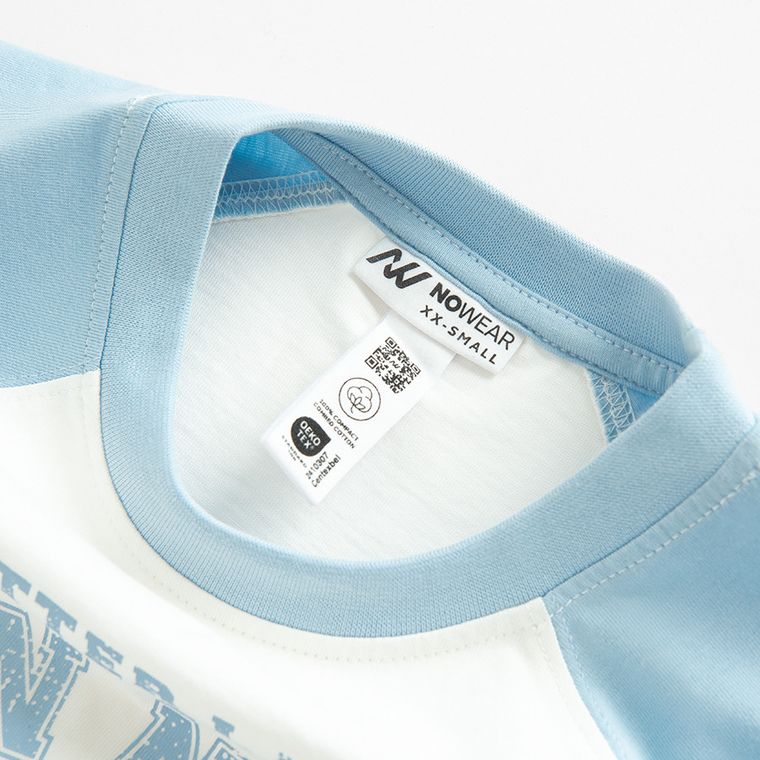 Koszulka crop top z nadrukiem NOWEAR