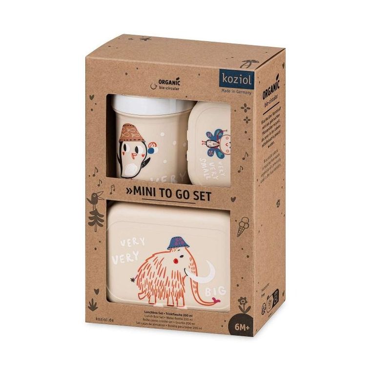 Koziol, Hop On At Home, zestaw lunchboxów, 2 szt. + bidon, 200 ml