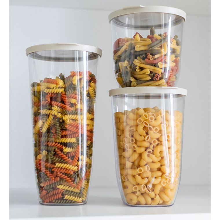 Koziol, pojemnik, Connect Dry L, 2l, Desert Sand