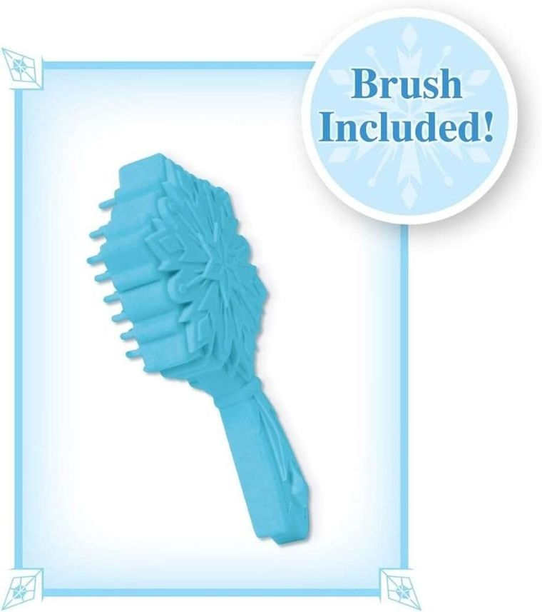 Kraina Lodu, Elsa, głowa do stylizacji, zestaw ze szczotką