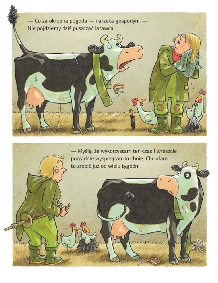 Krowa Matylda się nudzi