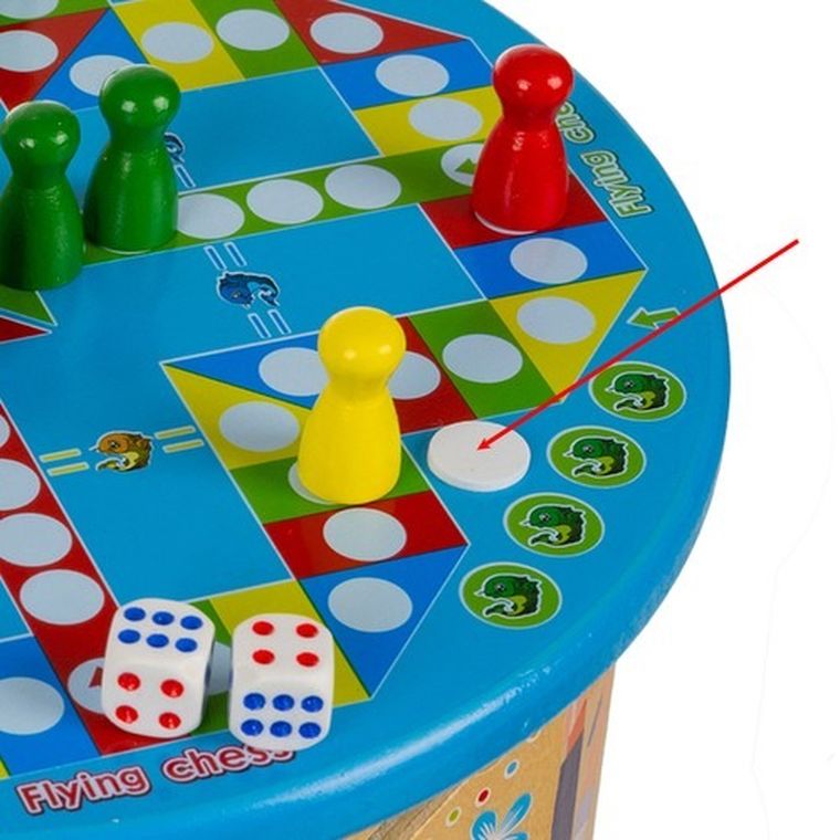 Kruzzel, kostka edukacyjna, drewniana