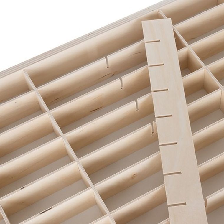 Kruzzel, półka drewniana na auta