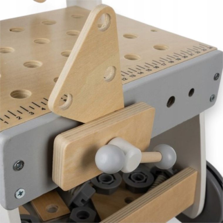 Kruzzel, warsztat z akcesoriami 3w1, drewniany