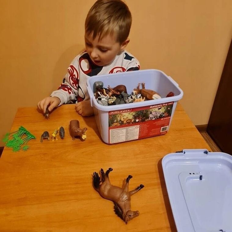 Kruzzel, Zwierzęta, zestaw figurek, 48 szt.