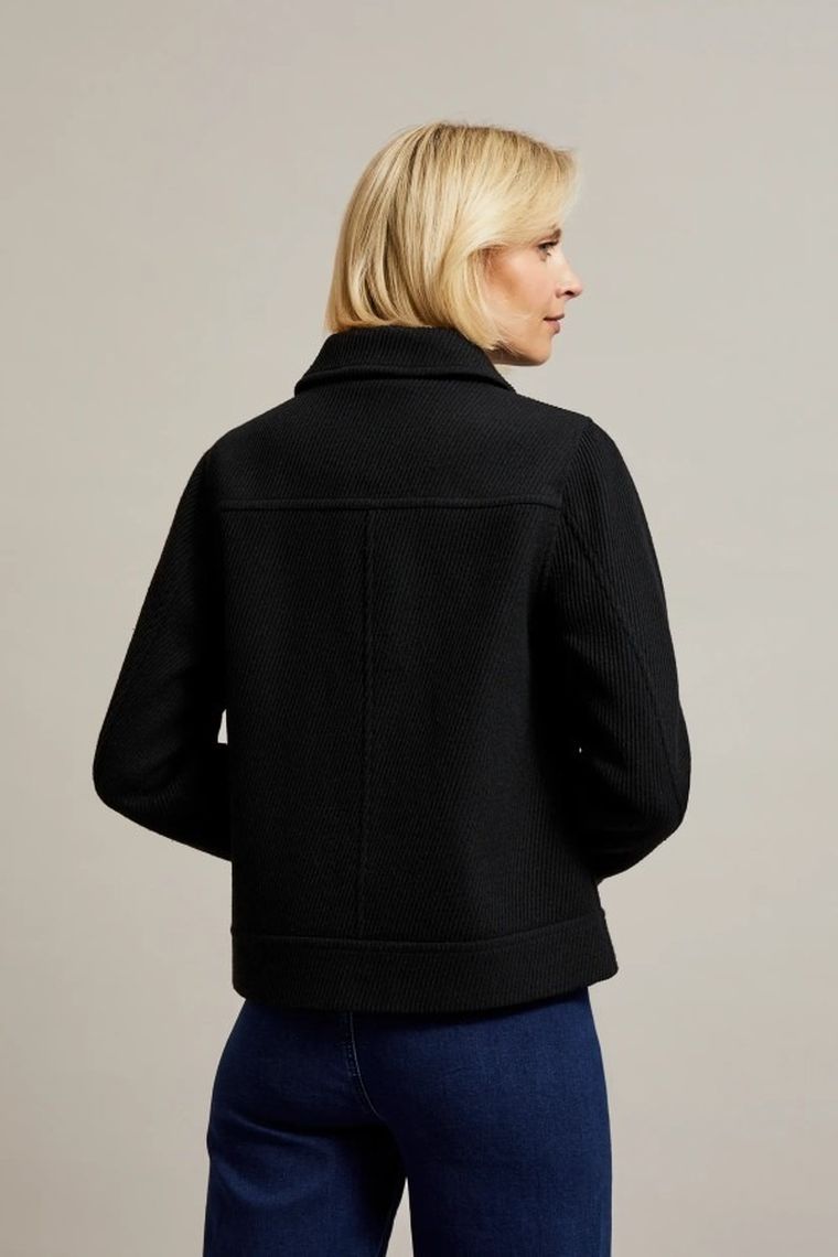 Kurtka damska, czarna, Moodo