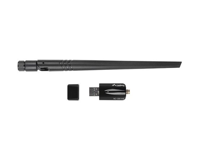 Lanberg, bezprzewodowa karta sieciowa, USB NC-1200-WIE AC1200 USB 3.0 DUAL BAND