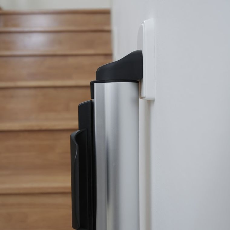 Lascal, KiddyGuard Avant, bramka ochronna, czarna