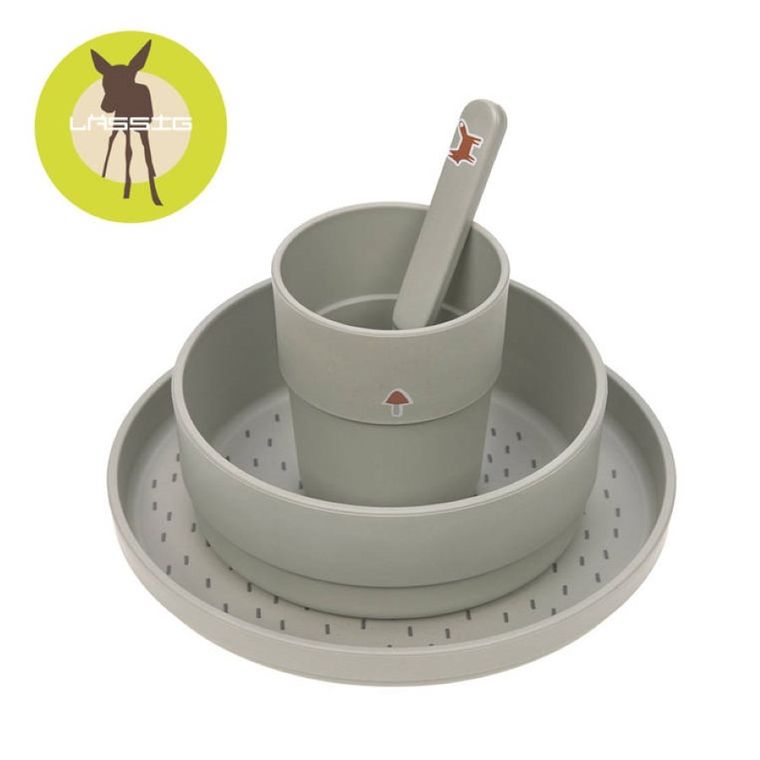 Lassig, Little Forest, Lisek, komplet naczyń dla dzieci