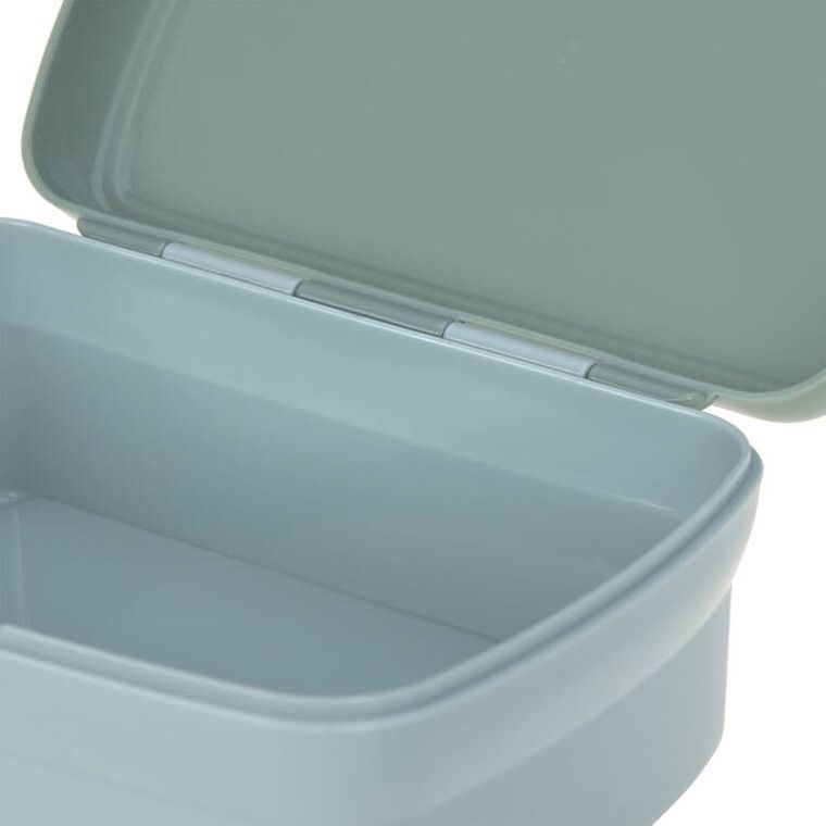 Lassig, Tiny Drivers, lunchbox + bidon, tritanowa butelka, 460 ml, Spychacz