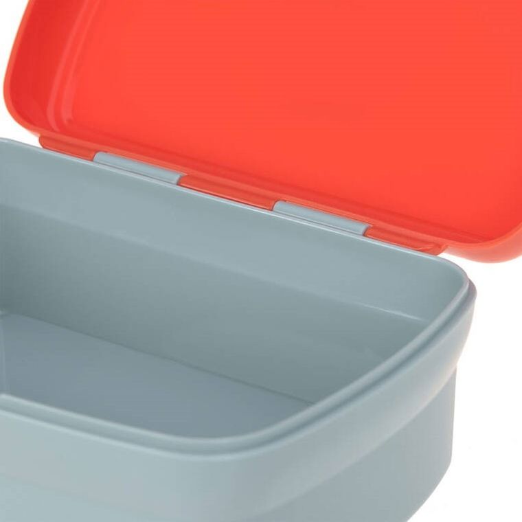 Lassig, Tiny Drivers, lunchbox + bidon, tritanowa butelka, 460 ml, Wóz strażacki