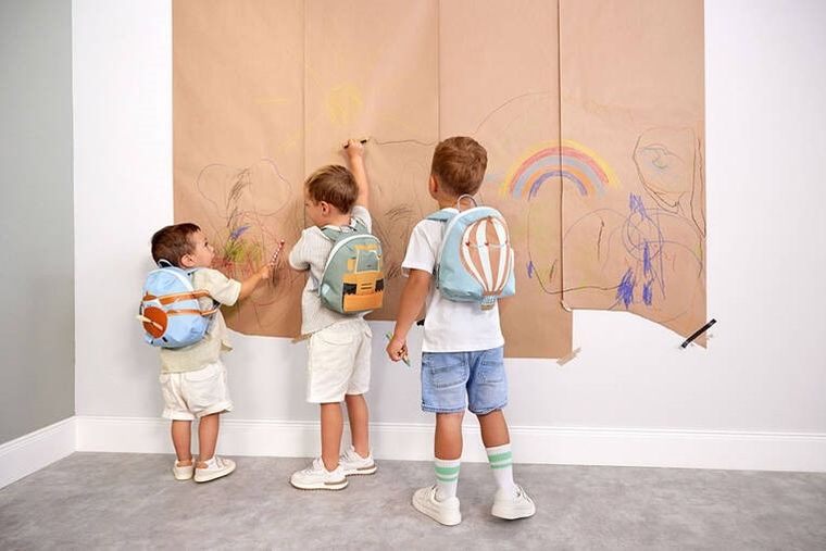 Lassig, Tiny Drivers, plecak dla przedszkolaka, balon