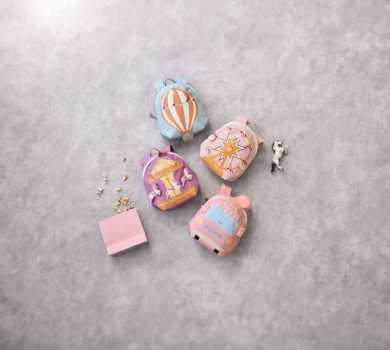 Lassig, Tiny Drivers, plecak dla przedszkolaka, samochód z lodami