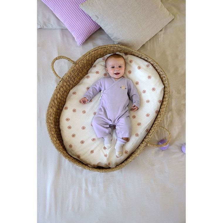 Lassig, Tiny Team, pieluszka bambusowa, otulacz, 80-80 cm, 3 szt.