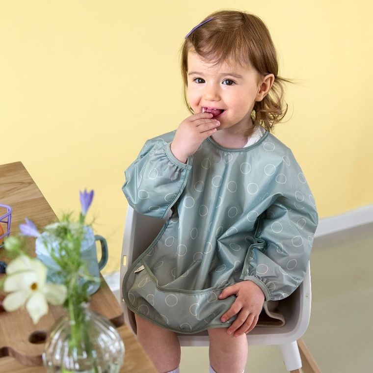 Lassig, Tiny Team, zestaw śliniaków z długim rękawem, piesek, 6m+