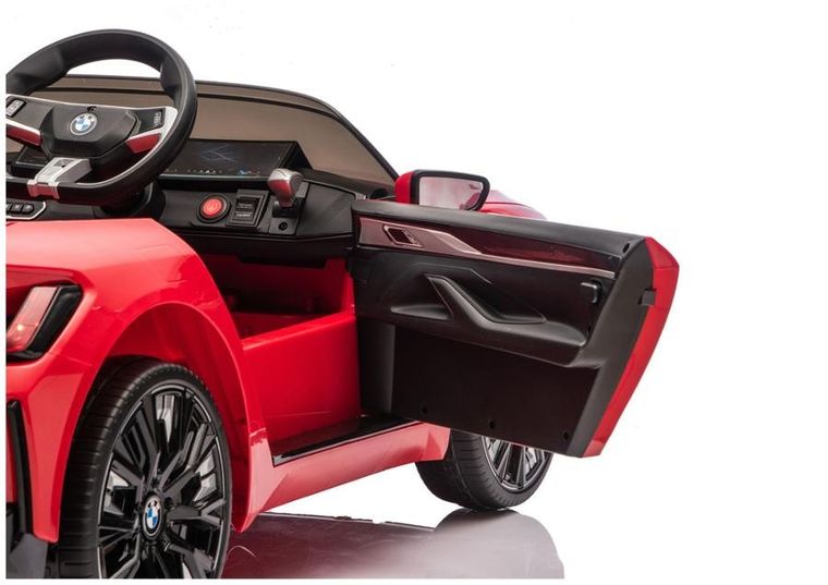 Lean Cars, BMW I4, pojazd na akumulator 4-4, JE1009, czerwony
