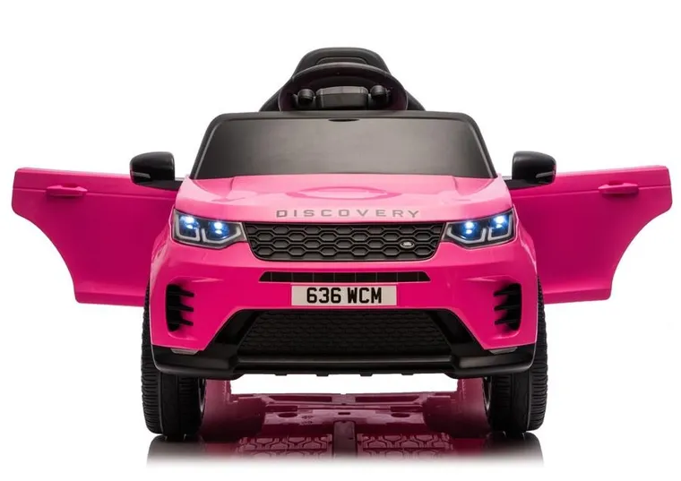 Lean Cars, Land Rover Discovery, pojazd na akumulator, DLS-K06, różowy